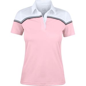 Cutter & Buck Seabeck Polo Dames 354429 - Lichtroze/wit - XL
