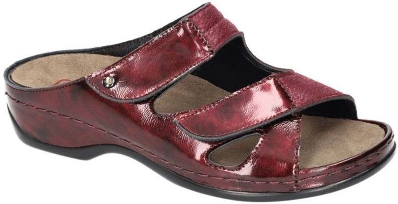 Berkemann - Janna - Slippers - Bordeaux - Orthopedische Slippers