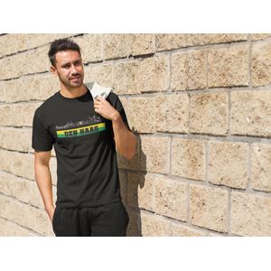 T-shirt Den Haag Skyline – Voor echte fans en trotse Hagenaren - Zwart Maat 3XL
