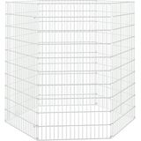 vidaXL-Konijnenkooi-met-6-panelen-54x100-cm-gegalvaniseerd-ijzer