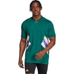 adidas Performance BMW Berlin Marathon 2024 Retro Shirt - Heren - Groen- S