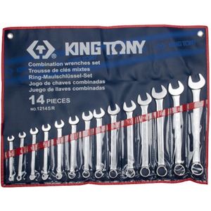 King Tony Ring Dopsleutelset Inch 5/16 - 1.1/4"", 14 Delig