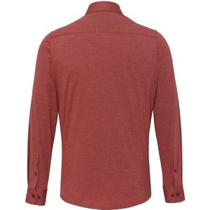 Pure - The Functional Shirt Terra Rood - Heren - Maat 37 - Slim-fit
