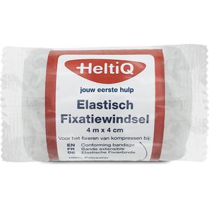 HeltiQ Elastische Fixatiewindsel 4 m x 4 cm