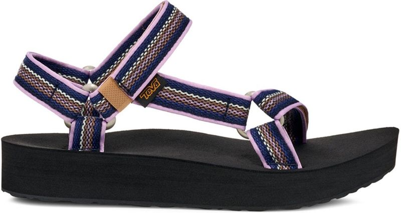 Teva - Midform Universal Woven - Slippers - Lupine Black - 100% Textiel