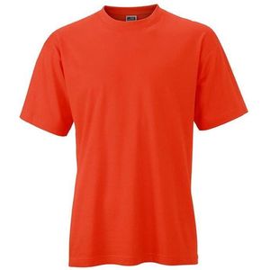 James and Nicholson Unisex Zware Ronde Tee (Grenadine)