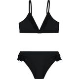 Shiwi Bikini set BLAKE FIXED TRIANGLE SET RUFFLE - black - 134/140