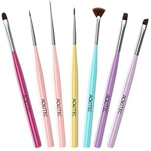 Nail Brush Kit voor Gel Nagel Art - Teken Tools en Extension Lijmkwast