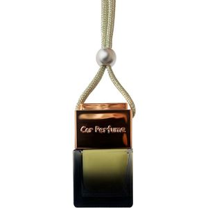 Geurverspreider, Auto Parfum, Car Perfume voor auto, caravan, zwart geurflesje met rose gouden dop, geur 1 Million (heren), 5ml. met koord
