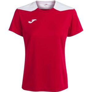 Joma - Championship VI - T-shirt - Rood - Korte Mouwen - Meisjes