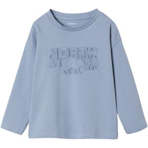 T-shirt - Lichtblauw - Lange Mouwen - Jongens - Berenmotief