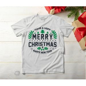Have a Very Merry Christmas Happy New Year- T Shirt - HappyHolidays - MerryChristmas - ChristmasCheer - JoyfulSeason - Gift - Cadeau - VrolijkKerstfeest - FijneKerstdagen - Kerstvreugde - Feestdagen