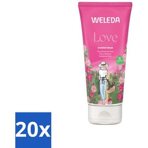 20 x WELEDA - Douchecrème Aroma Shower Love - 200 ml - Ylang Ylang - Biologische Douche - Huidverzorging - Weleda - Vegan