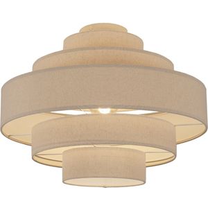 Lumidora Plafondlamp 75084 - Plafonniere - POLIGNANO - E27 - Beige - Creme - Metaal - ⌀ 51.5 cm