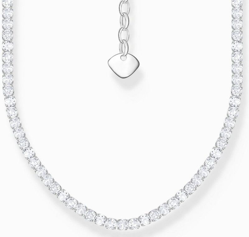 Thomas Sabo - KE2303-051-14 - Ketting - Sparkling White - Gerecycled Zilver - 47-55cm