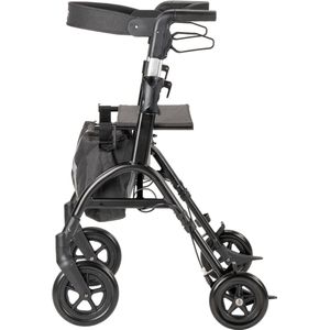 MultiMotion - Urban rollator - Lichtgewicht - Inklapbaar - Zwart