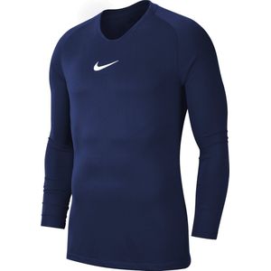Nike Park Dry First Layer Longsleeve Thermoshirt - Maat XXL - Mannen - navy/wit