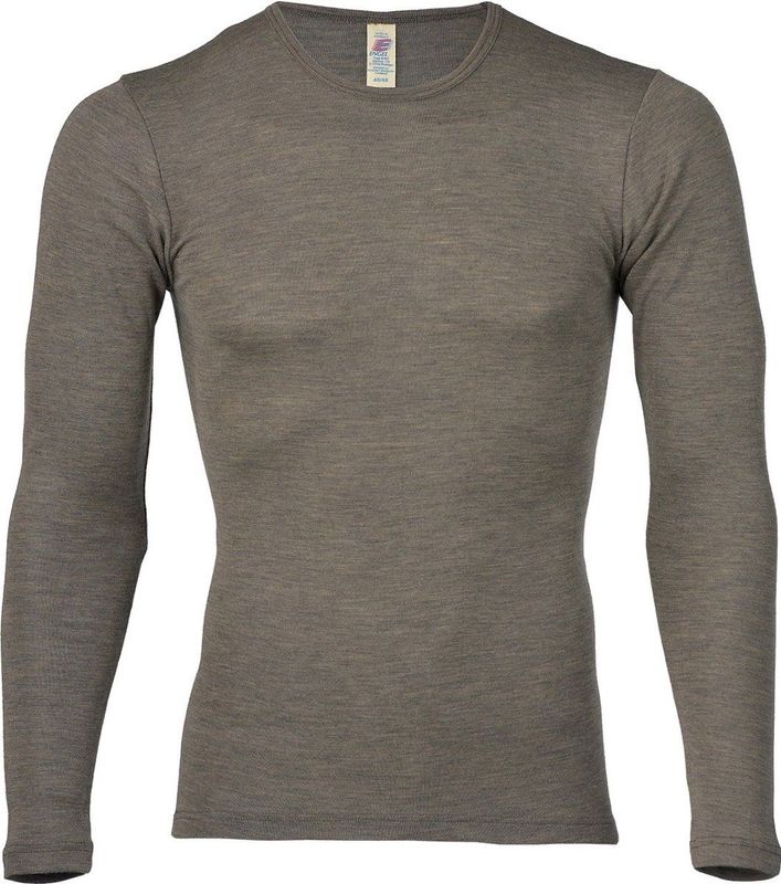 Engel - Unterhemd L/S - Merino-ondergoed - Bruin