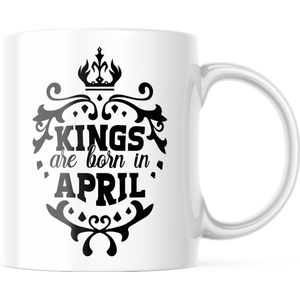 Verjaardag Mok Kings are born in april