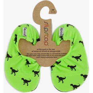 Slipstop kinder schoenen groen met dino - Maat 21/23