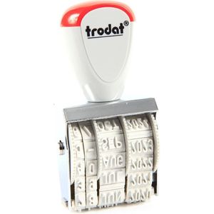 Trodat Classic 1010 Datumstempel 26 X 4 Mm (Bxh) Zilver