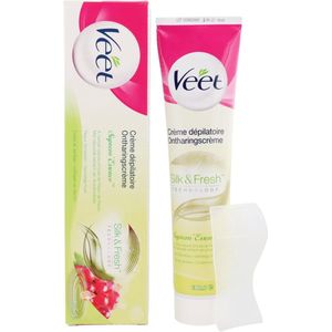 Veet Silk & Fresh Depilatory Cream Body & Legs - 180 ml (voor gevoelige huid)