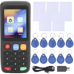 Inovra Plus - NFC Card Copier en Writer voor Access Control met ID en IC Lift Card Programmer (inclusief 5 UID Buckles en 5 T5577 Cards)