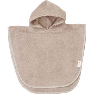 Koeka badponcho Dijon Daily - 74/80 - biologisch katoen - taupe