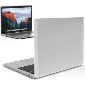 Laptopcover - Geschikt voor MacBook Air 13,3 inch - Case - Cover Hardcase - A1932 (2018) - Transparant