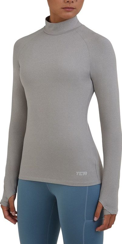 TCA - SuperThermal - Lange Mouw Hardloop Trainings Top - Licht Grijs