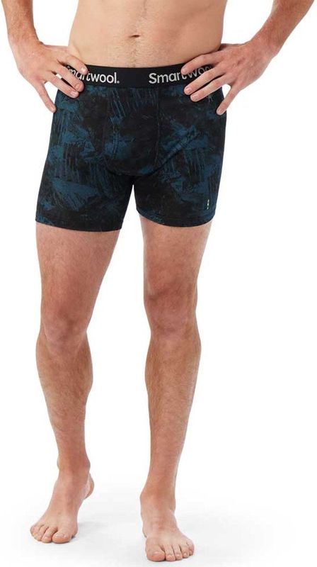 Smartwool - Merino Print - Boxershort - Blauw