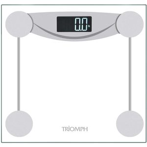Slimme digitale lichaamsweegschaal met step-on technologie en LCD-display