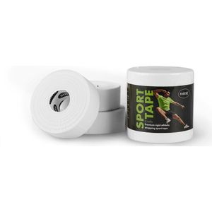 FASCIQ® Athletic Sport Tape - 3 rollen : 2,5 cm x 41,1 m - Strappel Tape - Sporttape - Witte Sport Tape