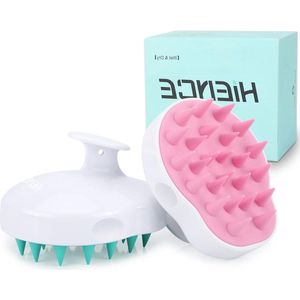 Hoofdhuidborstel - Hoofdhuidmassage Haarshampooborstel Roosverwijdering Haargroei Zachte Siliconenborstels Lang Krullend Haar Dames Heren Huisdieren 2 Pakken