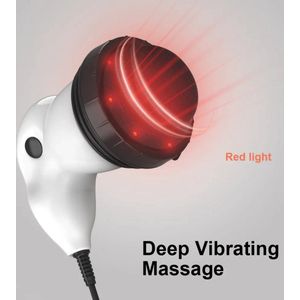 Anti vet/cellulitis massage met infrarood apparaat. Incl. 4 hulp stukken. Modelleer je lichaam plaatselijk met infrarood massagedoor de circulair bewegingen, de pneumatische druk en de infrarood warmte.