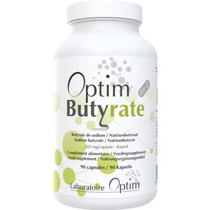 Optim Butyrate - Boterzuur - Voedingssupplement - 90 Capsules - Ondersteunt Spijsvertering en Darmflora