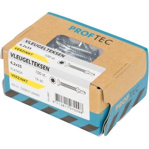 Afstandschroef 6.0x150 Verzinkt TX25 Proftec (50)