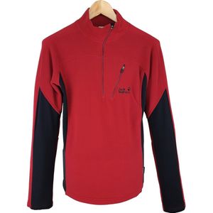 Jack Wolfskin Dames Chill Factor Pull Dark Red Maat XL