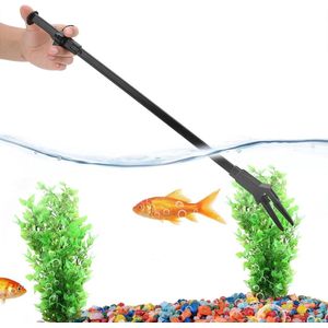 Allecto plus - Aquariumtang voor watergrasplanten en algengroei - Reinigingsgereedschap met lange steel, schaar en pincet