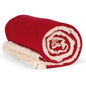 K-up Plaid van sherpa KP431 - Cherry Red - One size
