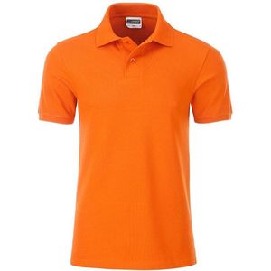 James and Nicholson Heren Basis Polo (Oranje)