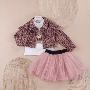 Meisjes jurk - Maat 104 - 3 stuks - tutu jurk -