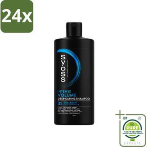 SYOSS - Volume 440 ml - Shampoo - Voor Volumeboost - 440ml - Voordeelverpakking - 24 stuks - Volume shampoo - Haarversterkend shampoo