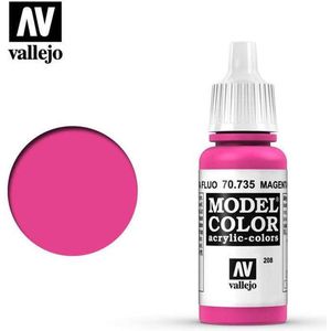 Vallejo 70735 Model Color Magenta Fluorescent - Acryl Verf flesje