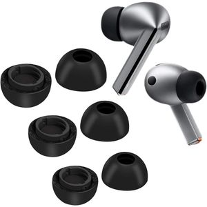 Allecto Plus - Vervangende oordopjes voor Samsung Buds3 Pro - Ultiem comfort - Veilige pasvorm - Verbeterd geluid - Met ontluchtingsgat - S/M/L - Compatibel.