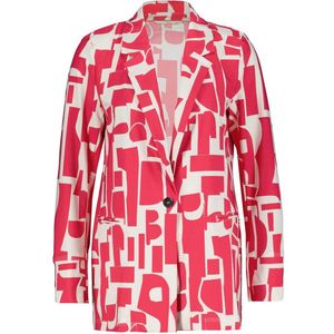 DIDI Dames Travel blazer Mida in magenta rose with Galaxy print maat 46