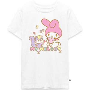 My Melody Plukt Hartbloemen Met Risu Premium T-Shirt Tiener