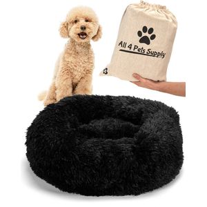 All 4 Pets Supply® Hondenmand Donut - Kattenmand - Maat XS - Geschikt voor Honden/Katten tot 30 cm - Hondenkussen - Hondenbed - Hondenmanden