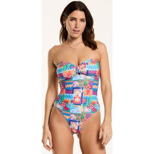 Shiwi Swimsuit ZIA BANDEAU - blue holiday banner - 38