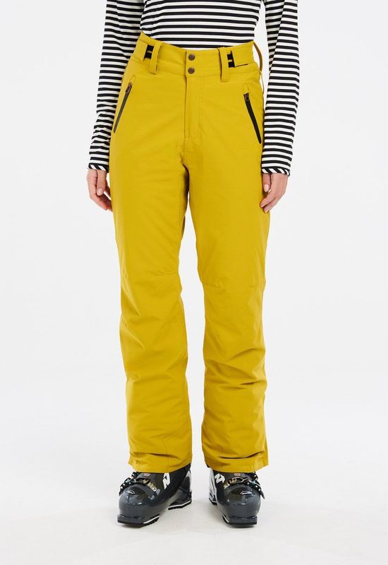 Protest Prtcinnamones - Skibroek Dames - Zak met rits - Verstelbare schouderbanden - Waterkolom 10K – Oliveoil Green